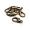 100 or 500 Pieces: Large 8 x 16 mm Bronze Lobster Claw Clasps